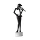thumbnail image 1 of Estatua De Músico Con Violín De 20 Cm, Adorno De Mesa Para Regalo De Inauguración De La Casa, Color Negro, 1 of 5