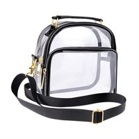 Ioensy - Bolsa De Maquillaje Transparente, Bolsa De Gimnasio Impermeable Para Mujer, Toalla De Regalo, Artículos De Tocador