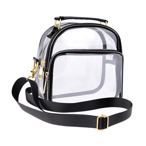 Ioensy - Bolsa De Maquillaje Transparente, Bolsa De Gimnasio Impermeable Para Mujer, Toalla De Regalo, Artículos De Tocador