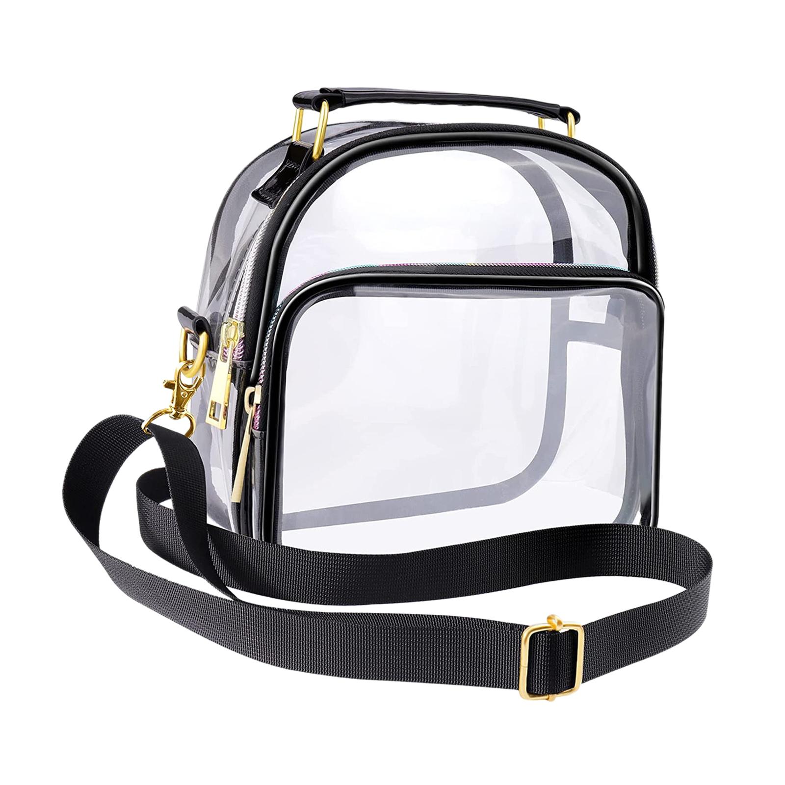 Ioensy - Bolsa De Maquillaje Transparente, Bolsa De Gimnasio Impermeable Para Mujer, Toalla De Regalo, Artículos De Tocador
