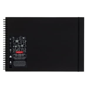 Croquera Dibujo Derwent Hoja Negra 200Gr 40 Hojas A3 42X29Cm