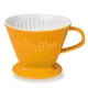 thumbnail image 1 of Goteador de café Creano XXL de porcelana cerámica color azafrán, 1 of 8