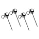 thumbnail image 5 of 4pcs S925 Pendientes De Perno Prisionero De Bola De Plata Esterlina Backs Jewelry Silver 5mm, 5 of 5