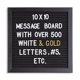 thumbnail image 1 of Tablero de Letras Better Office Products 25 x 25 cm con más de 500 piezas, 1 of 6