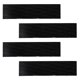 thumbnail image 4 of 4 Piezas EVA Skimboard Traction Pad Bar Grip Tabla De Surf SUP Surfing Black, 4 of 5