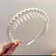thumbnail image 1 of Hair Clip Frosted Color Headband Women's Non-slip Band Teeth Simple Pressure Headband Face Headband Hair Accessories, 1 of 5