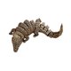 thumbnail image 2 of Estatuilla De Cocodrilo, Regalo, Simulación De Cocodrilo, Modelo De Juguete Para Patio, Escritorio, Oficina, Bronce, 2 of 5