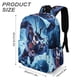thumbnail image 3 of Venom-theme Backpack, Campus style schoolbag Bookbag with Adjustable Shoulder Straps And Large Zip Compartment, Unisex Travel Bags.42x30x15cm, 3 of 6
