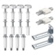 thumbnail image 4 of Kit De Herrajes Para Puertas Plegables, 16 Uds., Piezas De Repuesto Para Reparación De Herrajes Para Puertas Plegables, 4 of 5