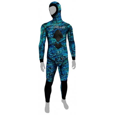 Epsealon - Traje De Buceo 3Mm Fusion Azul - T1 (Xs)