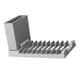 thumbnail image 5 of Escurridor de platos,Estante de cocina,Ahorro de espacio,Soporte plegable para cubiertos, decoración, escurridor de platos, bandeja para encimera de c gris, 5 of 5