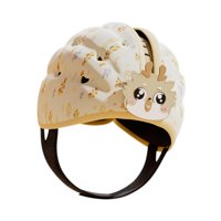 Magideal - Protector De Casco De Bebé Soft Portable Portable Anti Fall Biratable Para Caminar Para Caminar Para Niños Niños 6-24 Meses Niñas Infantiles Niñas Marrón Claro