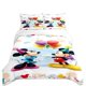 thumbnail image 1 of ing Mickey Minnie Bedding Set, Lovely Mickey Minnie Mouse Duvet Cover,Queen Size Soft Comforter Cover Set Bed Bed Sheets, 1 of 5
