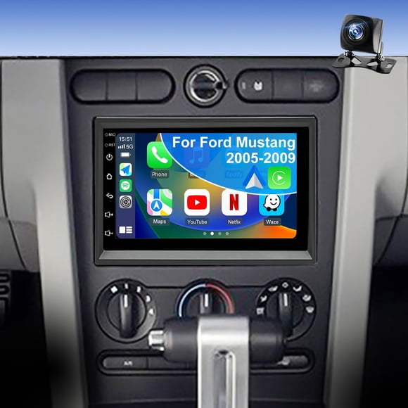 Radio para auto iCarSEPTON Android 15 con pantalla táctil de 7" y GPS