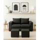 thumbnail image 1 of Living Cedric  Sofa 2 cuerpos + 2 Puf Marengo, 1 of 3