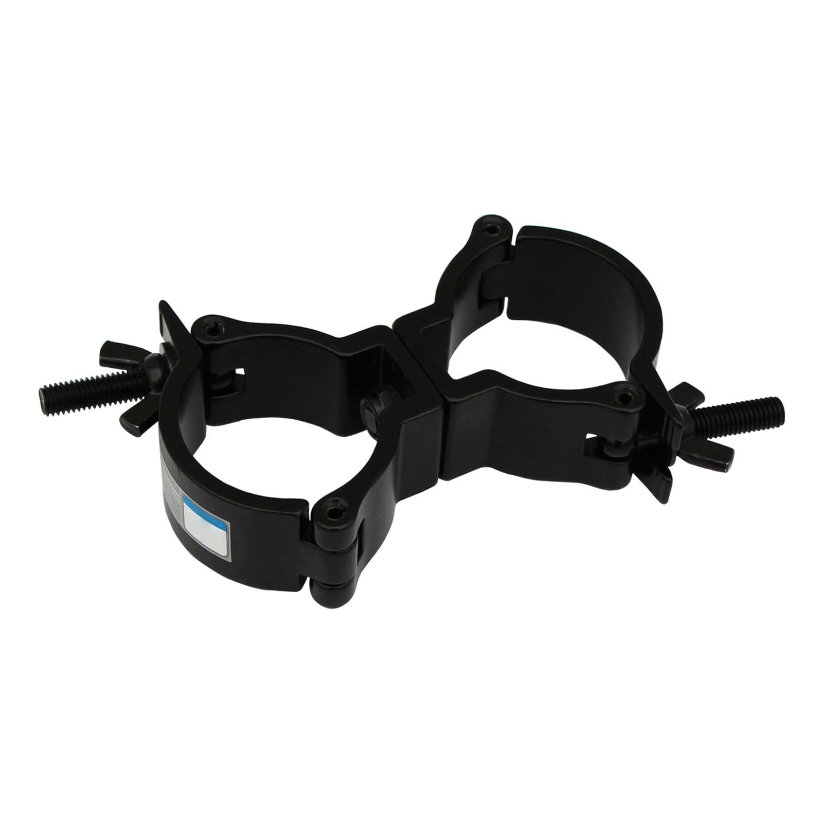 Bothyi - Dj Light Abrazaderas Abrazadera Giratoria Doble Para Accesorio De Tubería De 1.25-1.38 Pulgadas De Diámetro Negro