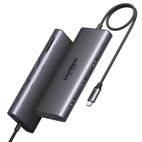 Estación De Acoplamiento Ugreen Revodok Pro 210 10 En 1 Usb-C 100W