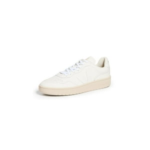 Zapatillas Veja V-90 Para Hombre, Piel Extra Blanca, Talla 9 Ee. Uu.