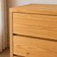 thumbnail image 3 of Cómoda "Arauco" 6 Cajones Mueble de Pino Natural Minimalista - Natural - 150x40x90 cm, 3 of 3