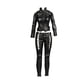 thumbnail image 1 of 1/6 Mujer Jinetes Ropa Chaqueta De Cuero Negro Traje De Locomotora, 1 of 3