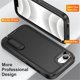 thumbnail image 4 of for iPhone 17e Funda con Soporte Integrado, a Prueba de Golpes/polvo/caídas, Cubierta Protectora Resistente de Grado Militar de Alta Resistencia for iPhone 17e, Negro, for iPhone 17e, 4 of 8