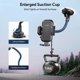thumbnail image 3 of Soporte para teléfono de coche Esoulk, parabrisas y salpicadero con rotación de 360°, 3 of 8