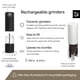 thumbnail image 4 of Molino de especias LARS NYSØM eléctrico recargable por USB, 4 of 7