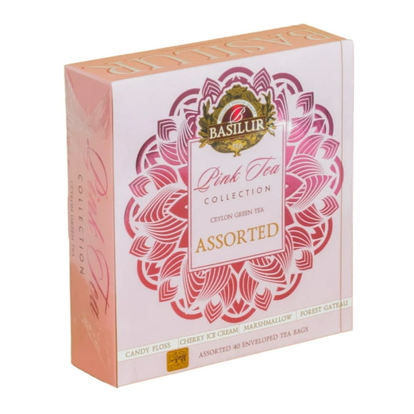 Te Basilur Verde Pink Tea Assorted 40 bolsas