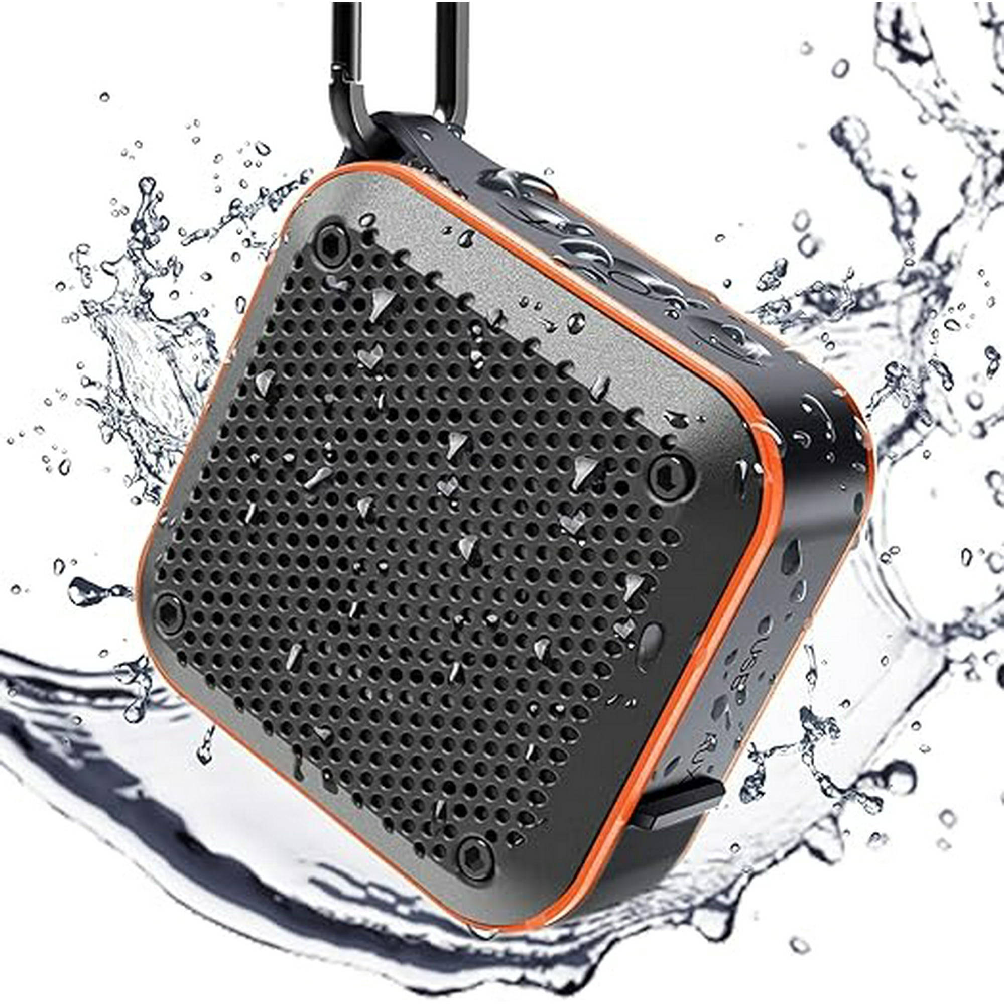 Veat00l - Altavoz Portátil Bluetooth Resistente Al Agua Ipx7, Soporte Para Tarjeta Tf, Radio Fm Auxiliar, Senderismo, Navegación En Bicicleta 12 Horas De Tiempo De Reproducción De Senderismo, Potente Sonido Hd