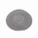 thumbnail image 1 of suxuMhao Juego de Manteles Individuales de Imitación Algodón de 4, Manteles Lavables para Mesa de Comedor, Manteles Individuales Negros y Grises de 13.78IN de Diámetro, Manteles Individuales para, 1 of 4