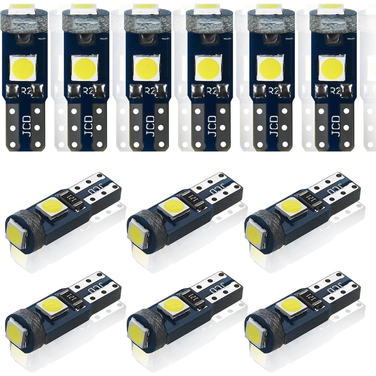 Ampolletas Led T5 Luminuti 3030 3smd 12v Pack 12 Auto