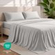 thumbnail image 5 of Juego de sábanas Bare Home King gris francés 1800 Ultra-Soft, 5 of 9