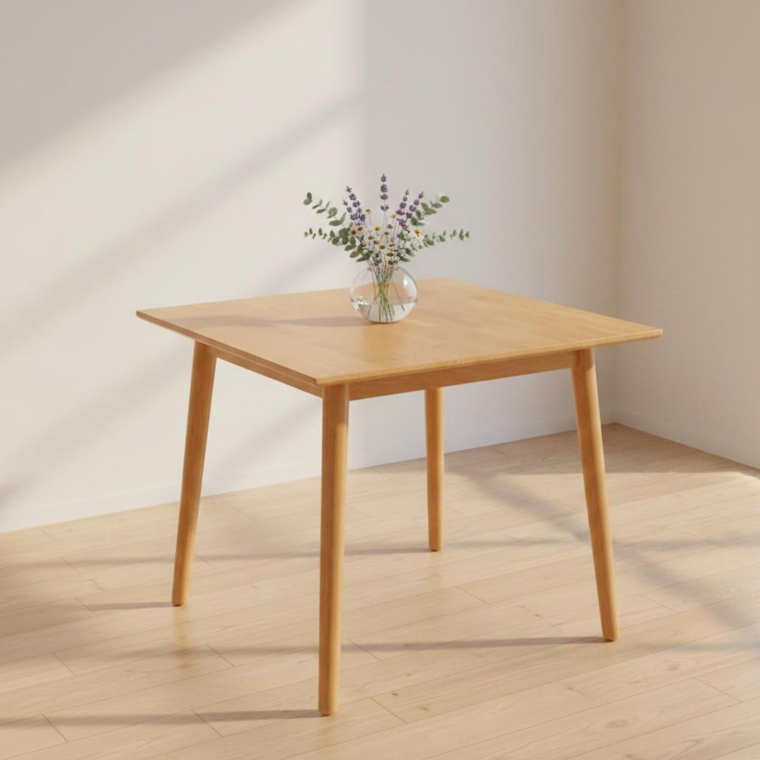 Pandalino - Mesa Cuadrada Cosmo 60x60 Cm | Madera Natural