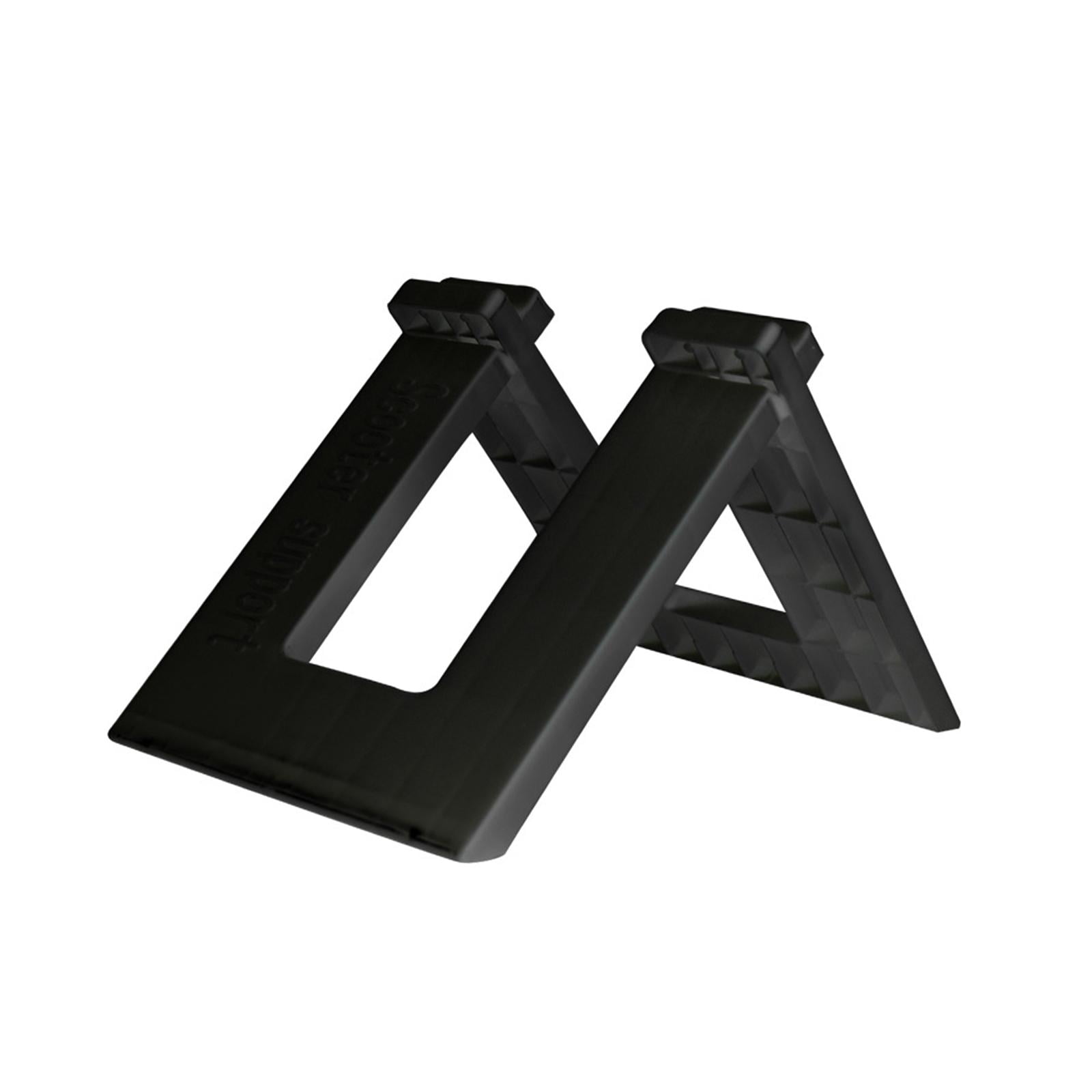 Magideal - Soporte Para Scooters, Estación Portátil De Estacionamiento Paralelo Para Bicicletas Base Estable Plegable Funciona Perfectamente Organizar Kickstand