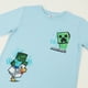 thumbnail image 3 of Pijama Manga Larga Niño Celeste Personajes Minecraft, 3 of 5