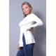 thumbnail image 2 of Elegante y Chic Top de Otoño con Aberturas y Mangas Largas, 2 of 5
