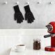 thumbnail image 3 of Guantes de Horno de Silicona, Guantes de Cocina Resistentes al Calor con Tejido, Agarre Flexible para Hornear, Asar, Juego de Guantes de Cocina 2 Piezas Fuego Negro 12.6x5 pulgadas, 3 of 6
