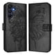 thumbnail image 2 of Funda cartera mariposa para Samsung Galaxy A17 con soporte y ranuras para tarjetas Negro, 2 of 5