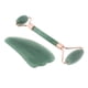 thumbnail image 5 of 2 Uds Jade Masaje Facial Doble Rodillo Guasha Masajeador Tablero Kit Oro, 5 of 5