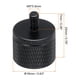 thumbnail image 2 of Uxcell 3Pcs Adaptador de Soporte de Micrófono 1/4 Hembra a M5 Macho Rosca Adaptador Aleación de Aluminio Montaje de Trípode de Micrófono, 2 of 6