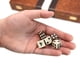 thumbnail image 4 of Funda De Piel Backgammon Board Game Deluxe Color Marrón, 4 of 8