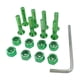 thumbnail image 2 of 8 Piezas De Repuesto Para Patineta, Juego De Tornillos Para Longboard, Accesorios, Verde, 2 of 5
