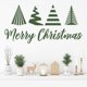thumbnail image 2 of Decomural Merry Christmas Trees WS-50025, 2 of 2