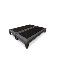 Home V Ele - Base De Cama Dividida 2 Plazas Gris Lino
