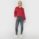 thumbnail image 4 of Sweater Mujer Cuello Polo Bicolor Rojo Corona, 4 of 5