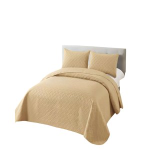Genérico - Quilt Cubrecama De Verano Unicolor King A5