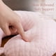 thumbnail image 4 of REGALWOVEN Almohada de Cuello en Forma de U de Espuma de Memoria para Viajes, Almohada de Cuello para Siestas en la Oficina Rosa 12x12x4in, 4 of 5