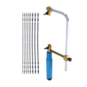 Ioensy - Marco De Sierra Para Joyeros, 8 Cuchillas De Repuesto Para Herramienta De Fabricación De Joyas, Carpintería