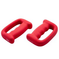 Magideal - 2 Uds Mancuernas Entrenamiento De Fuerza Pesas En Forma De Mano Hierro Fundido Antideslizante Para Entrenamiento Jogging Yoga , 1 Kg