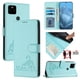 thumbnail image 5 of Funda tipo cartera FOXDOCK para Google pixel 5A con soporte, ranuras, RFID, diseño de gato, 5 of 5